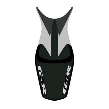 Housse de selle Bagster (2176K) Gris Clair/Noir/Noir Mat/Lettres Argent Suzuki GSR600 08-10 Housse de selle Bagster (2176K) Gris Clair/Noir/Noir Mat/Lettres Argent Suzuki GSR600 08-10