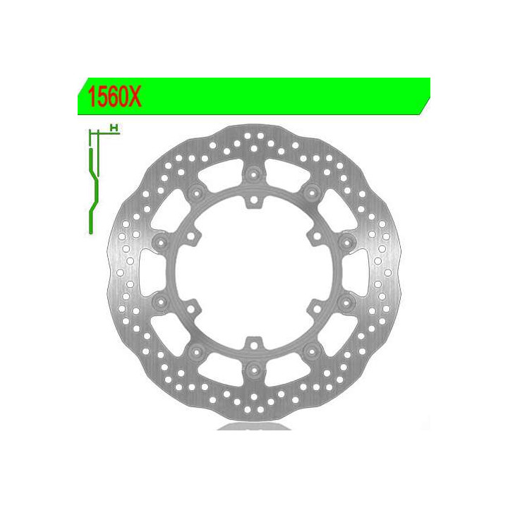 Front brake disc NG 1560X C.NORD1200 RAL.ABS 15-17