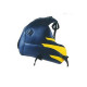 Tapis de réservoir Bagster bleu canard/pointe jaune (1227E) Suzuki DR800 S