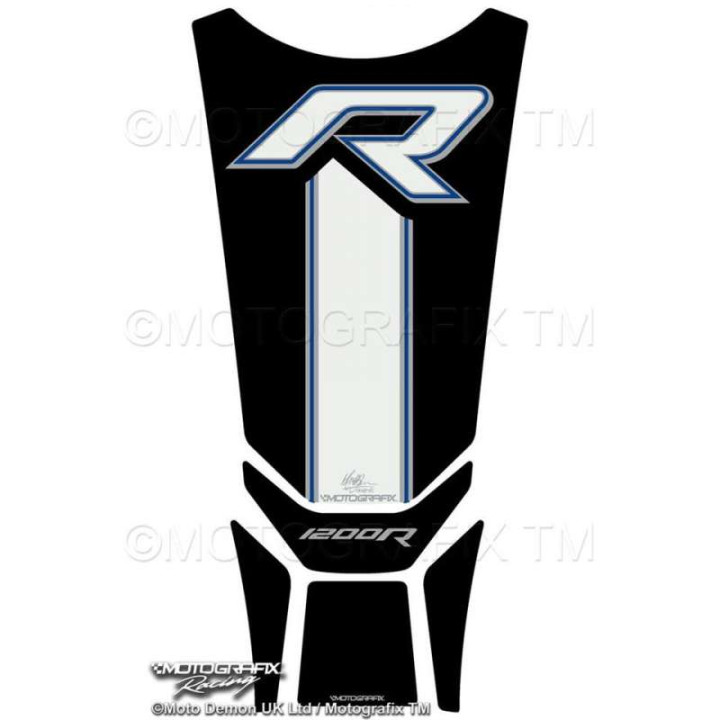 Protection de réservoir MOTOGRAFIX noir/blanc/bleu BMW R1200R