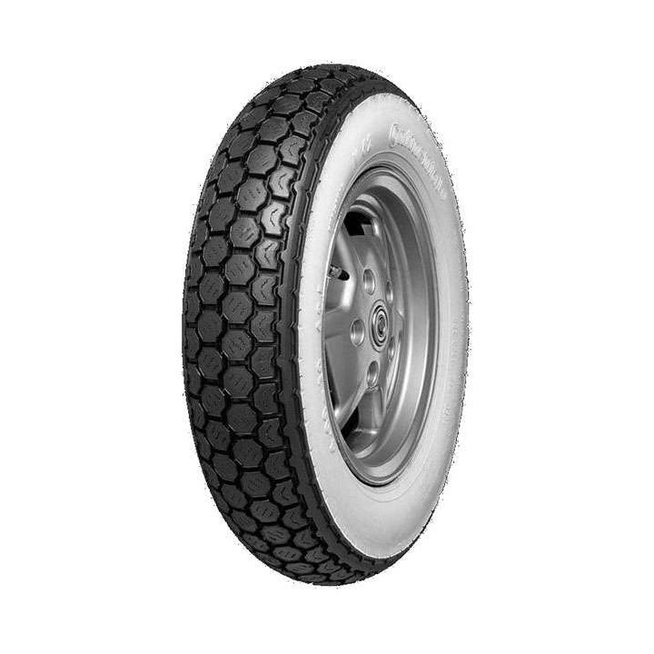 Pneu avant/arrière flancs blancs Continental K62 RF WW 4.00-10 69J Pneu avant/arrière flancs blancs Continental K62 RF WW 4.00-10 69J
