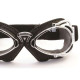 Vintage Nannini HOT ROD sunglasses Black/Chrome, clear lenses