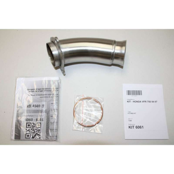 Silencieux homologué Ixil SOVE inox (OH6061VSE) Honda VFR750F 94-97