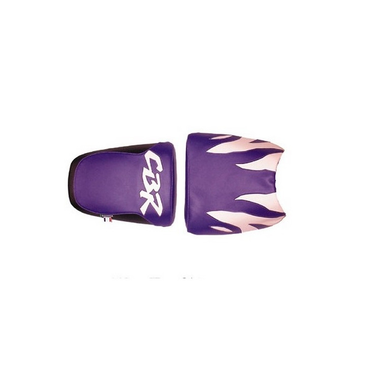 Housse de selle Bagster (2052J) Violet Fonce/Rouge/Blanc/Lettres Blanches Honda CBR900 98