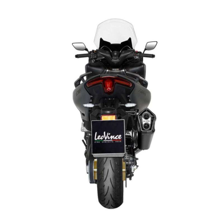 Ligne complète homologuée LeoVince LV-12 Black Edition (15305BK) Yamaha T-Max