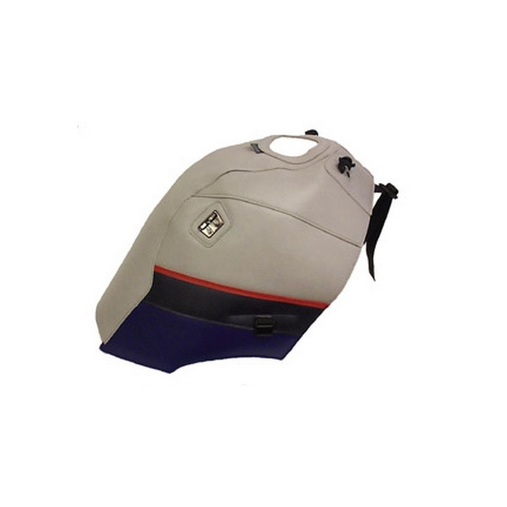 Tapis de réservoir Bagster gris clair/rouge/baltique (1132Z) Honda XLV600 Transalp Tapis de réservoir Bagster gris clair/rouge/baltique (1132Z) Honda XLV600 Transalp