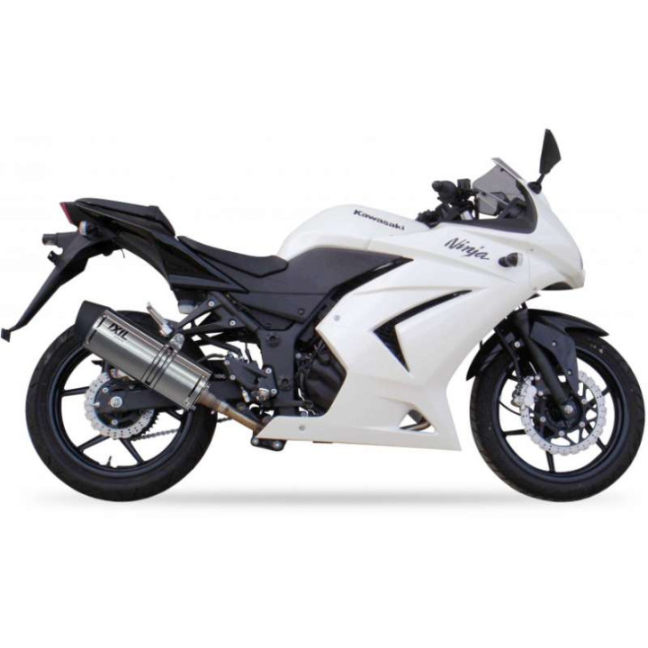 Silencieux homologué Ixil SOVE inox (OK7034VSE) Kawasaki Ninja 250R 08-12