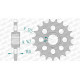 Pignon AFAM 19 dents pas 525 type 61602 BMW F800R