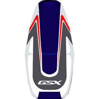 Housse de selle Bagster (2147I) Bleu Fonce/Acier/Blanc/Rouge/Lettres Blanches Suzuki GSX1400 06 Housse de selle Bagster (2147I) Bleu Fonce/Acier/Blanc/Rouge/Lettres Blanches Suzuki GSX1400 06