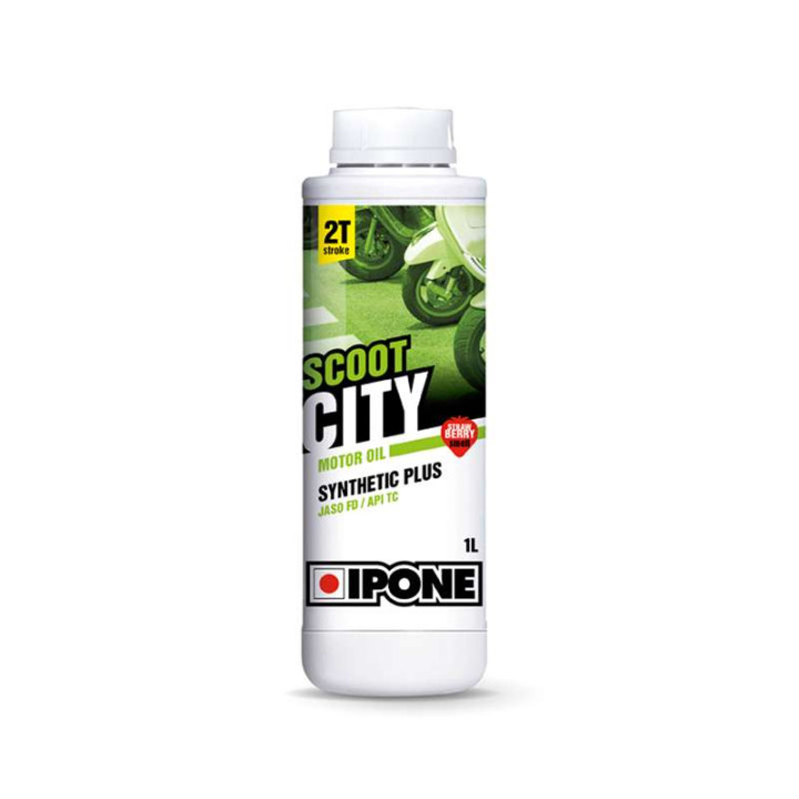 2T engine oil IPONE SCOOT CITY 2 STRAWBERRY 1 liter