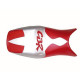 Housse de selle Bagster (2075E) Rouge/Argent/Lettres Rouges Honda CBR1100 XX 99