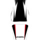 Saddle cover Bagster (2187M) Black/White/Black Letters Honda CBR600RR 10