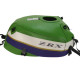 Bagster grass/white/dark purple tank mat (1337M) Kawasaki ZRX1200 R