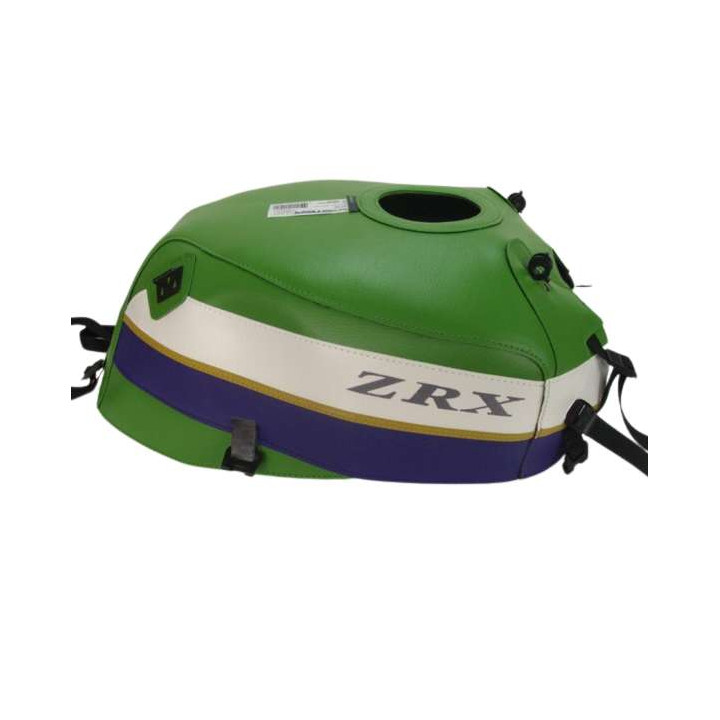 Bagster grass/white/dark purple tank mat (1337M) Kawasaki ZRX1200 R