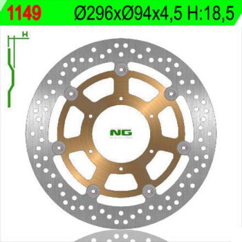 Front brake disc NG Honda CBF600 and CBF1000