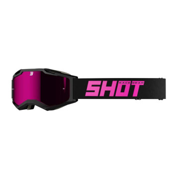 Masque moto cross Shot IRIS 2.0 SOLID PINK MATT