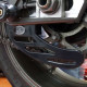 Protection crown tooth shark R&G Black (TG0009BK) Triumph DAYTONA / STREET TRIPLE R 675 13-