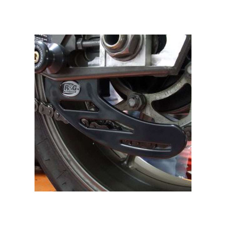 Protection crown tooth shark R&G Black (TG0009BK) Triumph DAYTONA / STREET TRIPLE R 675 13-