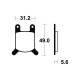Plaquettes de frein organique BENDIX MA32