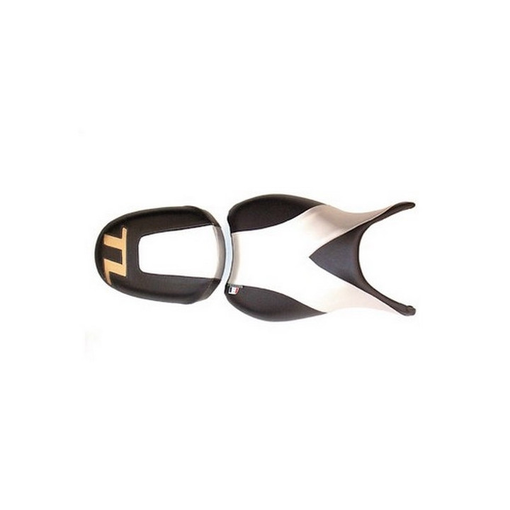 Saddle cover Bagster (2079G) Black/Sold/Letters Gold Suzuki TL1000 S 99