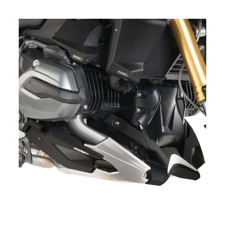 Sabot moteur Puig carbone (7690C) BMW R1200R/RS Sabot moteur Puig carbone (7690C) BMW R1200R/RS