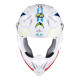 Casque cross Scorpion VX-22 AIR ARES Blanc / Bleu / Rouge Casque cross Scorpion VX-22 AIR ARES Blanc / Bleu / Rouge