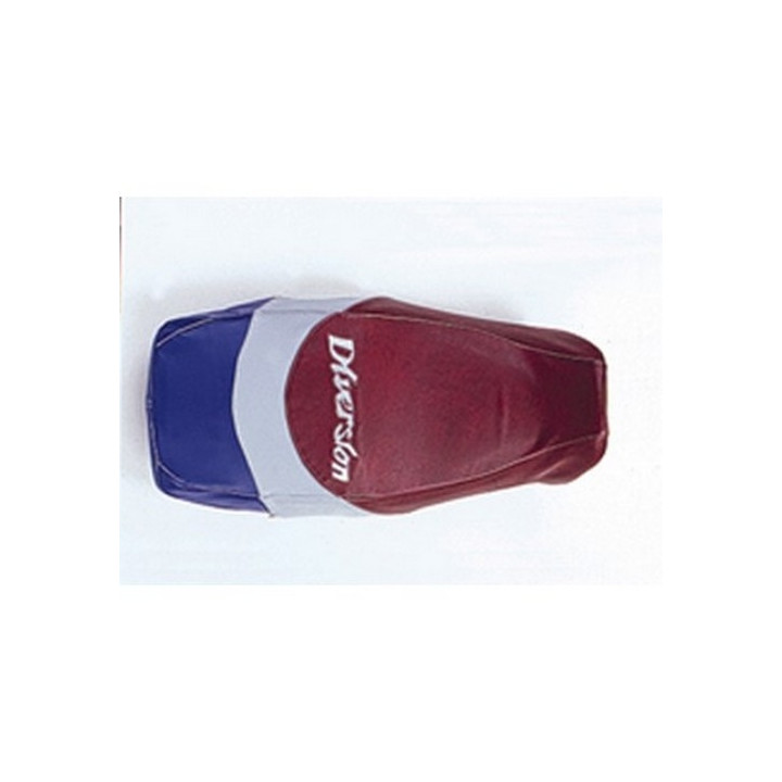 Housse de selle Bagster (2016C) Bordeaux Clair/Bleu Argent/Vilolet Fonce/Lettres V Yamaha XJ900 DIVERSION 95-96