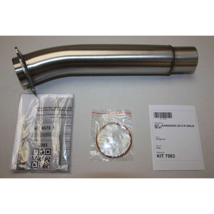 Silencieux homologué Ixil SOVE inox (OK7083VSE) Kawasaki ZX-9R 94-97
