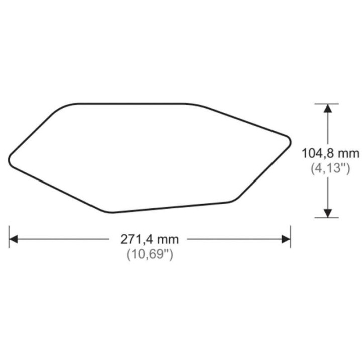 Protections latérales de réservoir ONEDESIGN Yamah YZF-R6 08-