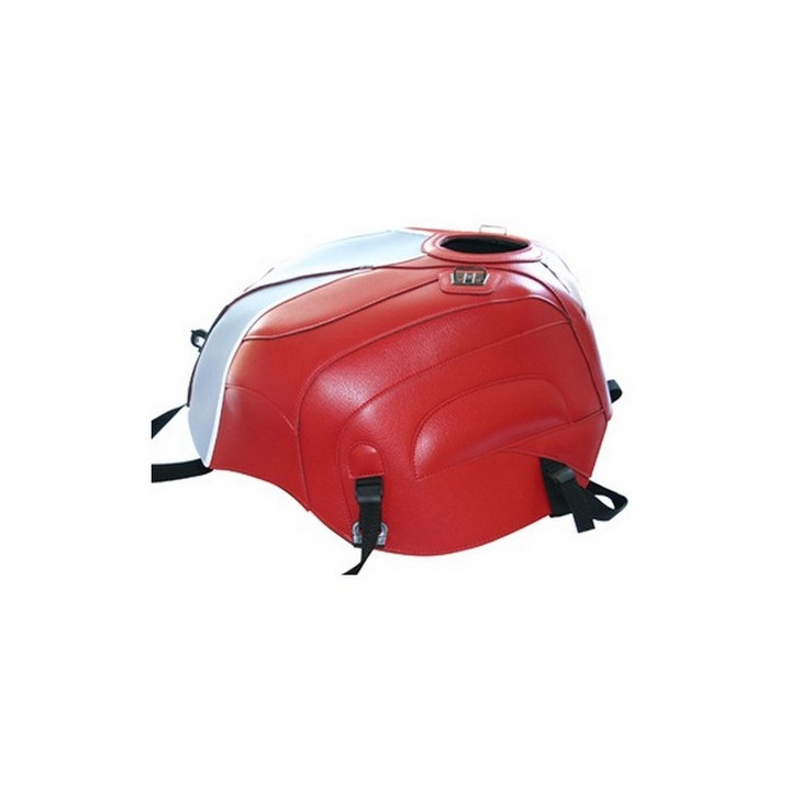 Bagster tank mat red/deco blue silver (1486O) Aprilia RSVMILLE/RSVMILLE R