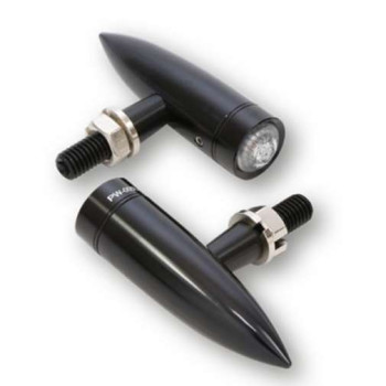Clignotants moto HIGHSIDER MONO BULLET LONG NOIR