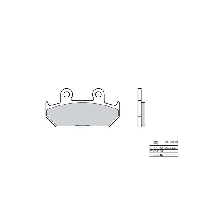 BREMBO organic brake pads 07HO2307