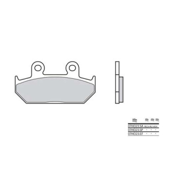 Plaquettes de frein organique BREMBO 07HO2307