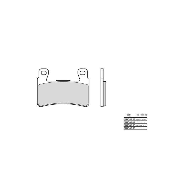 BREMBO organic brake pads 07HO4507