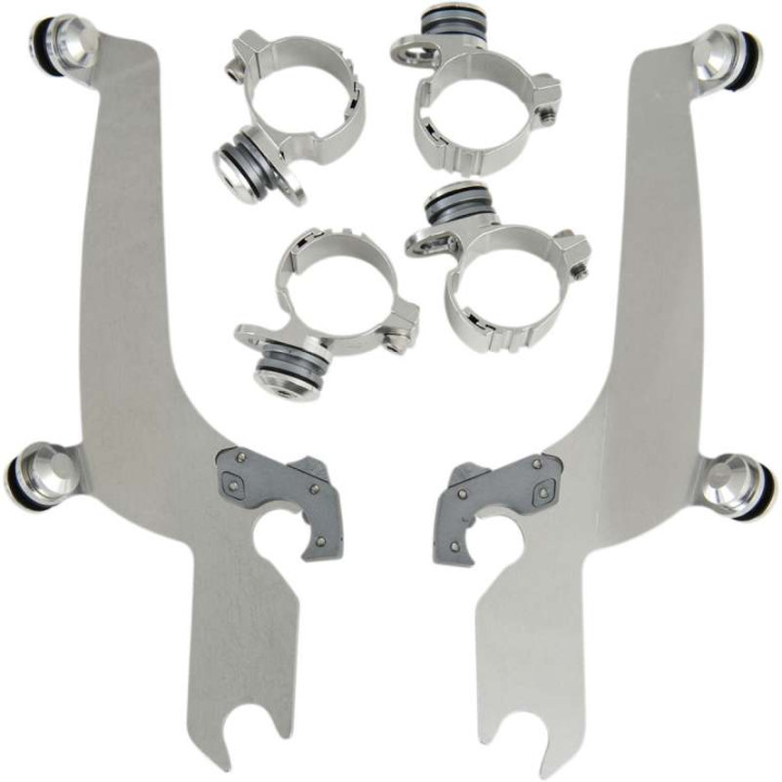 Fixation pare-brise Memphis Shades Sportshield DYNA WIDE GLIDE -05