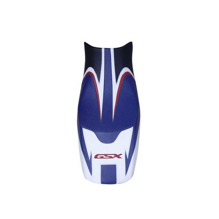 Housse de selle Bagster (2202A) Bleu/Blanc/Noir/Lettres Rouges Suzuki GSX650 F 08