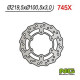 Fixed petal NG brake disc 220mm (ref. 745X)