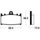BENDIX MA289 Organic Brake Pads