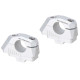 Rehausseur avec déport SW-Motech 28mm Gris BMW F850GS/Adventure (LEH.00.039.31100/S)