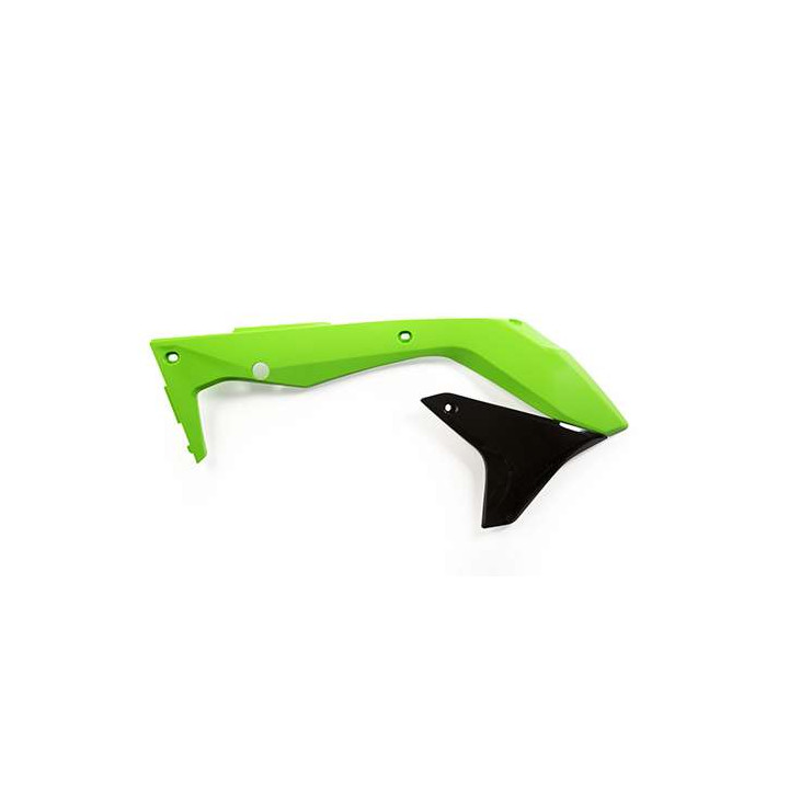 Acerbis Kawaski KX-F450 black/green radiator fins (0021837.377)