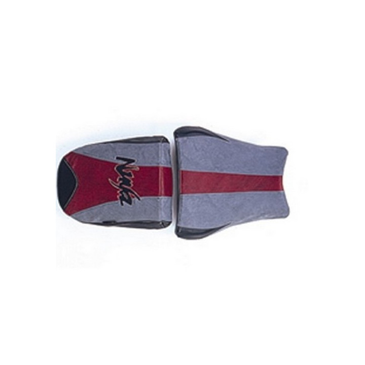 Housse de selle Bagster (2034B) Bordeaux Clair/Acier/Noir/Lettres Noires Kawasaki ZX9 R NINJA 97