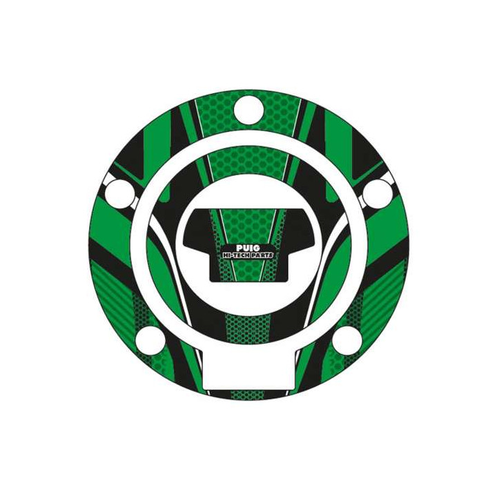 Protection bouchon de réservoir moto Puig RADIKAL Vert Yamaha