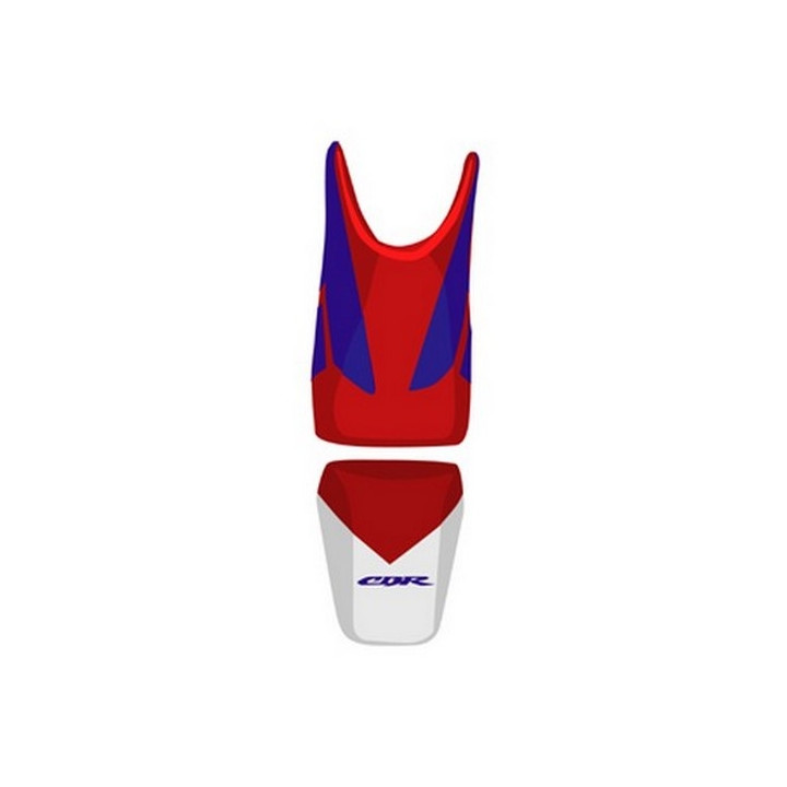 Saddle cover Bagster (2159B) Red/Blue From China/White/Blue Letters From China Honda CBR125 05 Saddle cover Bagster (2159B) Red/Blue From China/White/Blue Letters From China Honda CBR125 05