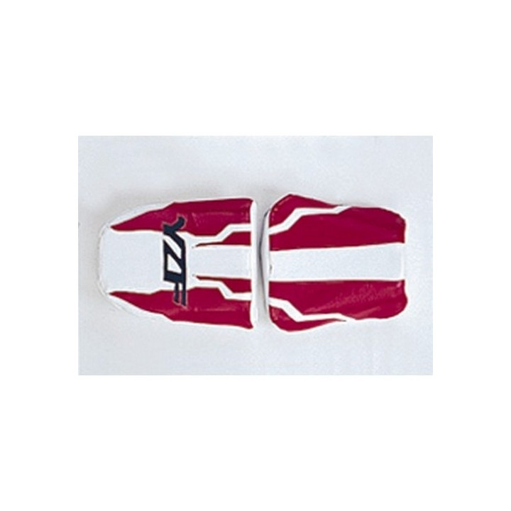 Housse de selle Bagster (2014H) Rouge/Blanc/Lettres Anthracite Yamaha YZF750 94-95