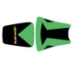 Housse de selle Bagster (2141B) Vert/Noir/Lettres Jaunes Kawasaki ZX6 R/RR 03-04 Housse de selle Bagster (2141B) Vert/Noir/Lettres Jaunes Kawasaki ZX6 R/RR 03-04