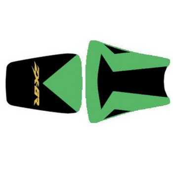 Housse de selle Bagster (2141B) Vert/Noir/Lettres Jaunes Kawasaki ZX6 R/RR 03-04 Housse de selle Bagster (2141B) Vert/Noir/Lettres Jaunes Kawasaki ZX6 R/RR 03-04