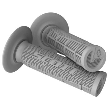 Poignées Scott RADIAL HALF WAFFLE GRIP Gris