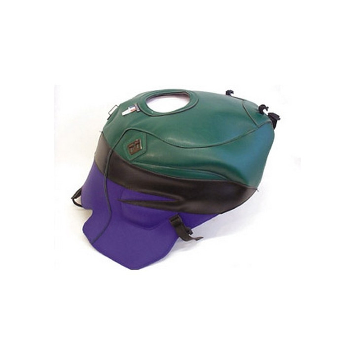Tapis de réservoir Bagster vert foret/noir/violet foncé (1270G) Kawasaki ZX9R 94-97 Tapis de réservoir Bagster vert foret/noir/violet foncé (1270G) Kawasaki ZX9R 94-97