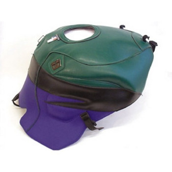 Tapis de réservoir Bagster vert foret/noir/violet foncé (1270G) Kawasaki ZX9R 94-97 Tapis de réservoir Bagster vert foret/noir/violet foncé (1270G) Kawasaki ZX9R 94-97