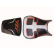 Housse de selle Bagster (2104C) Argent/Anthracite/Orange/Lettres Orange Yamaha YZF-R6 99